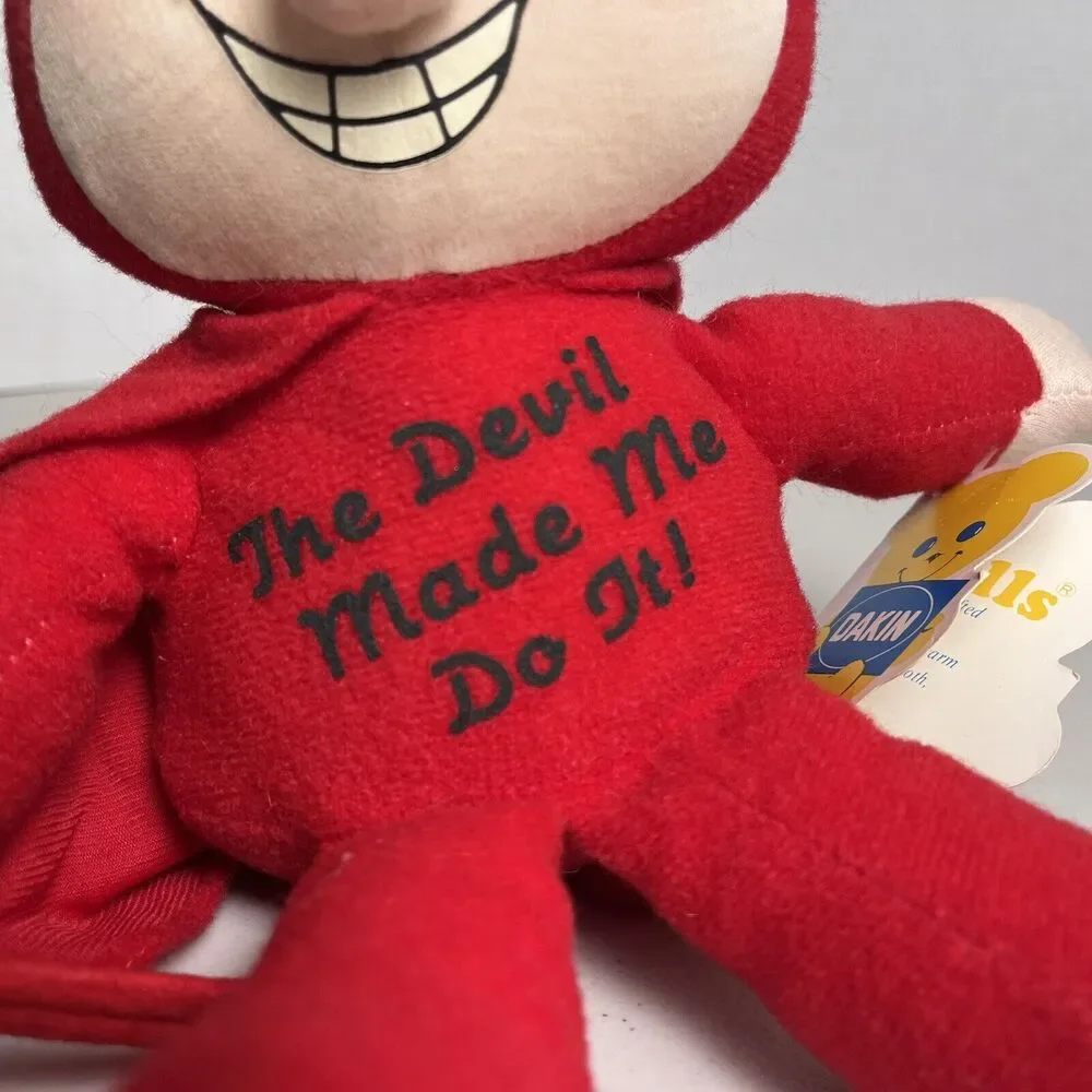 Vintage Red Devil Plush 10